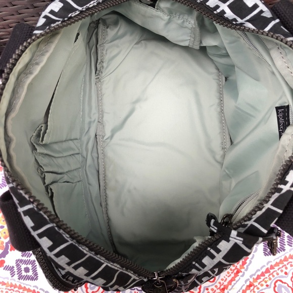 Kipling Defea Print Black and Gray - Picture 6 of 6